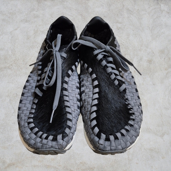 Nike Air Footscape Woven Black Smoke Grey FB1959-001 Women’s, Size 7.5 - Picture 3 of 11